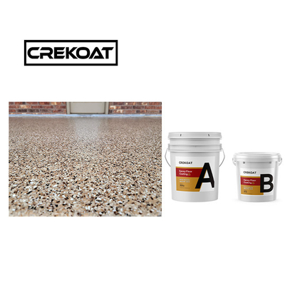 Roller Polyaspartik Zemin Kaplama Kullanım Direnci % 100 Katı Epoxy Kaplama 3mm