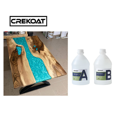 Bubble Free Casting Deep Pour Epoxy Resin For Table Self-Leveling Crystal Clear (Bülbülsüz dökme derin dökme)