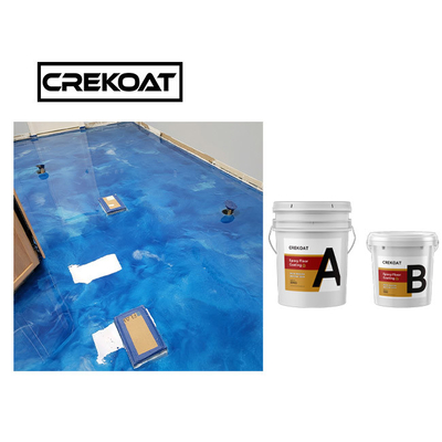 UV Direnci 3d Epoxy reçine Metal Beton Zemini Zehirli Değil