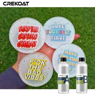 Büyük döküntüleri en güçlü açık sıvı epoksi DIY reçine mücevher kitleri için