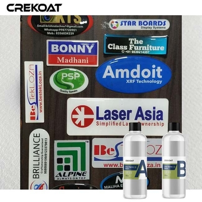 Kendini hazırlayan sıvı cam döküm reçine sanat için akrilik döküm domino etiketleri TDS