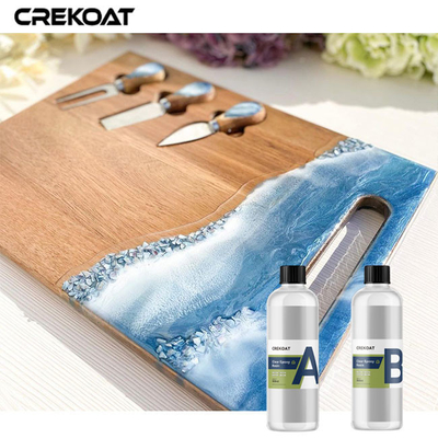 Yüksek Parlaklıklı Sanat Açık Epoksi reçine UV Koruması 1: 1 Hacimlendirme oranı