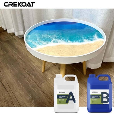 Kristal Açık Derin Dökme Sıvı Cam Epoxy For Resin Okyanus Dioramas