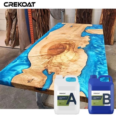 Hızlı Yapım Kristal Açık reçine Yüksek Akışlı reçine için reçine nehir masası manzaraları