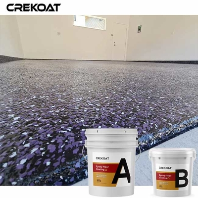 Ticari alanlar Epoksi Çip Altyapı Kaplamaları Dekoratif Döküntü Flakes ile Boyalı