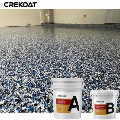 Ofis perakende mağazası garajında ticari epoxy flakes zemin kaplama