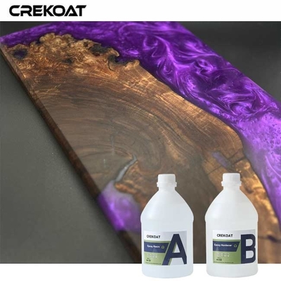 Bubble Free Low Odor Liquid Casting Resin Özel Epoxy ile Tuval Üzerindeki Sanat